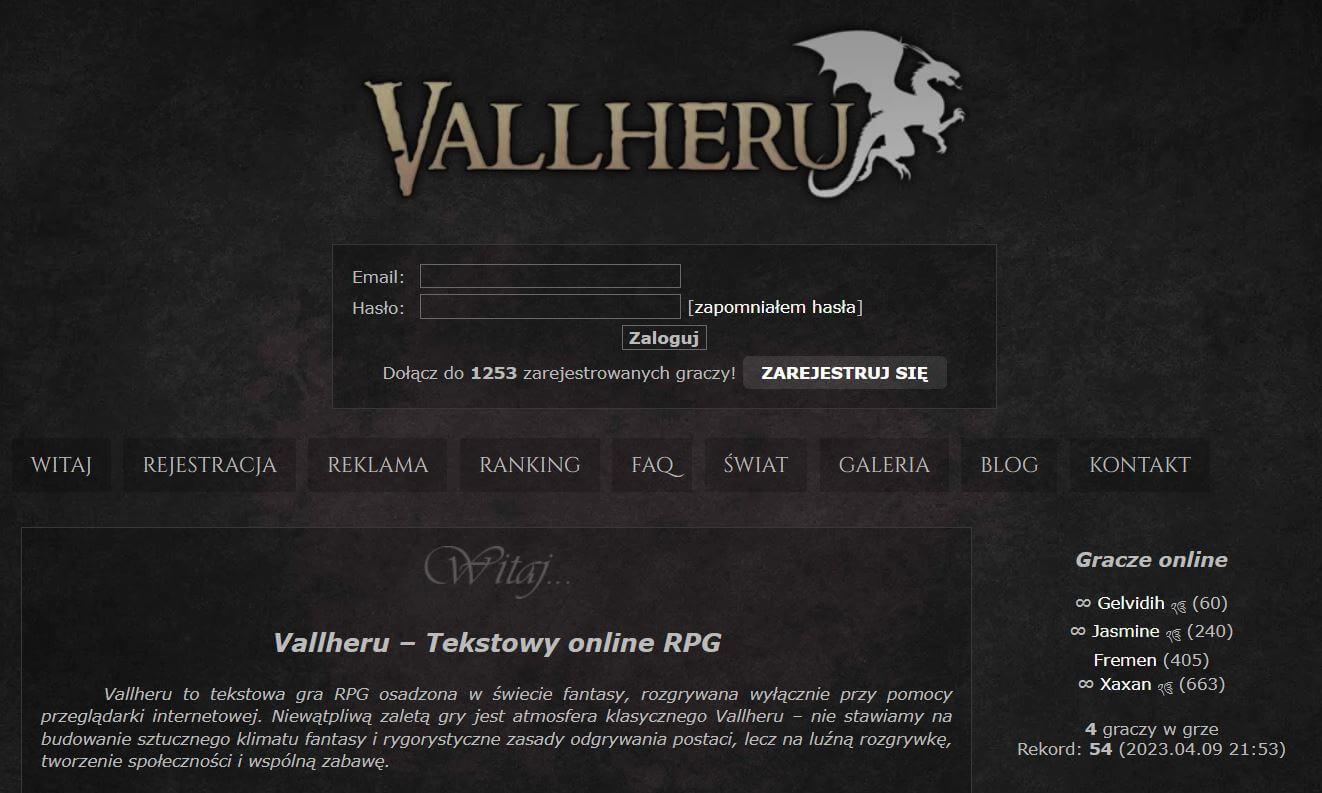 Vallheru – Kraina Vallheru: Przewodnik dla nowych graczy